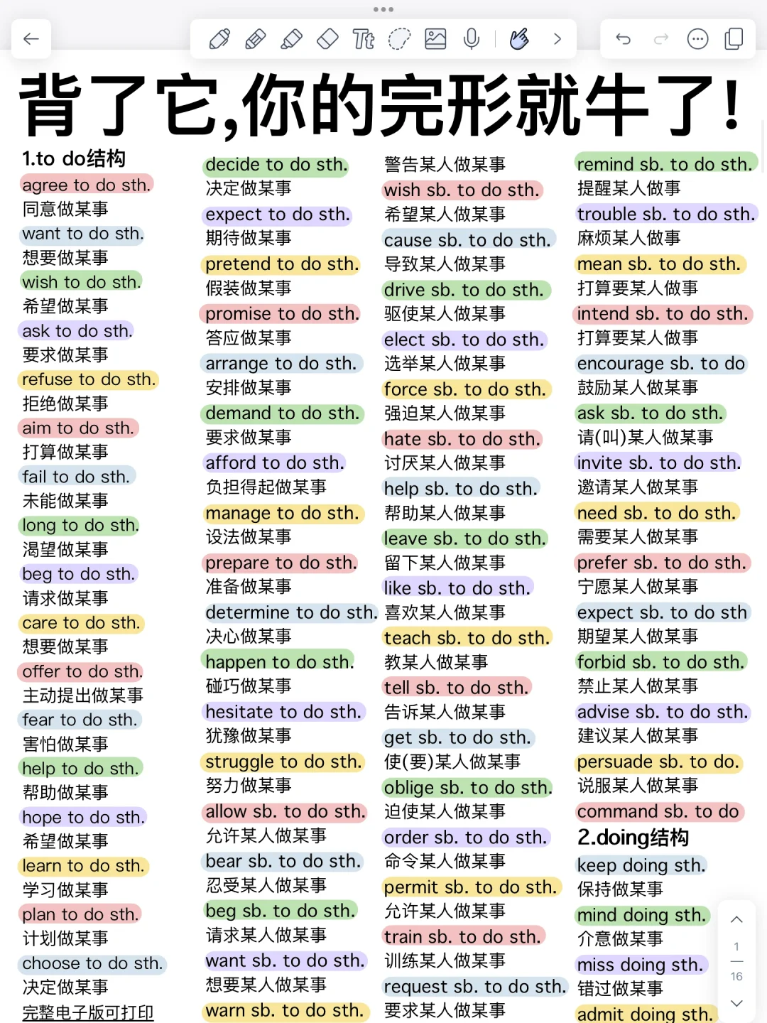 背完闭眼选答案！英语稳上130+！完形填空满分
