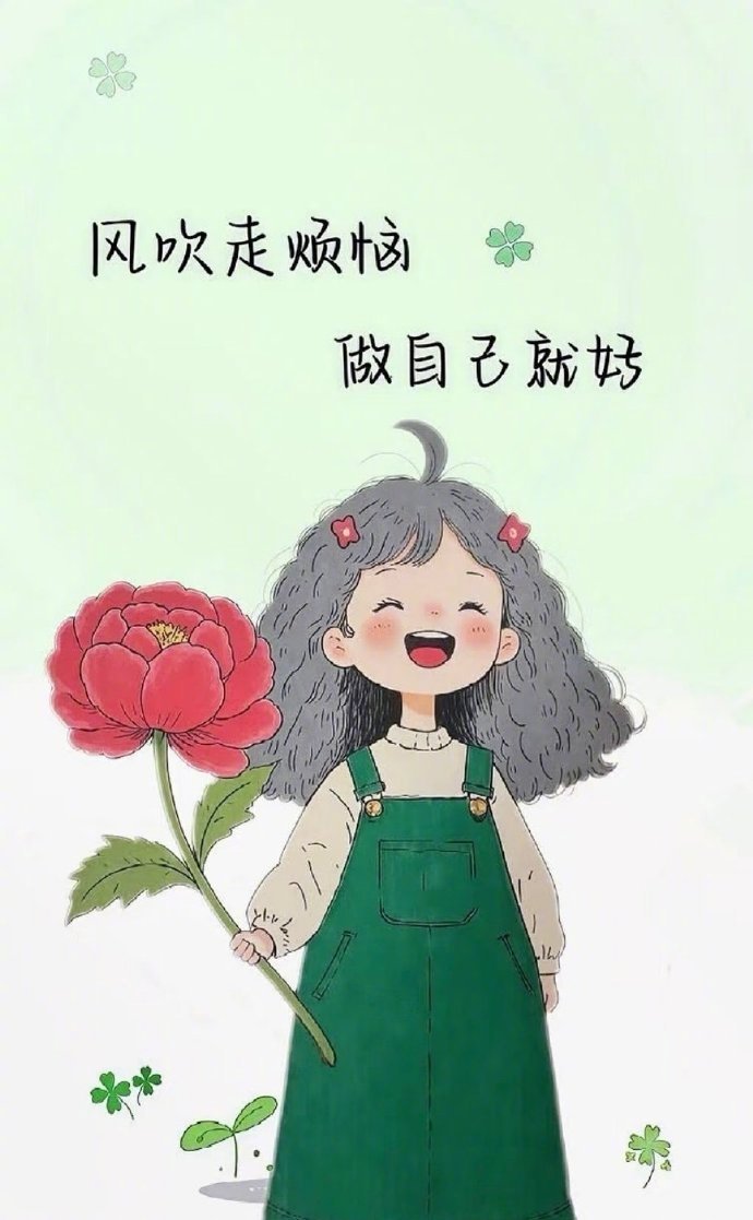 忠于自己，清醒一点，人生有一种淡然的态度叫，有亦可，无亦然。 