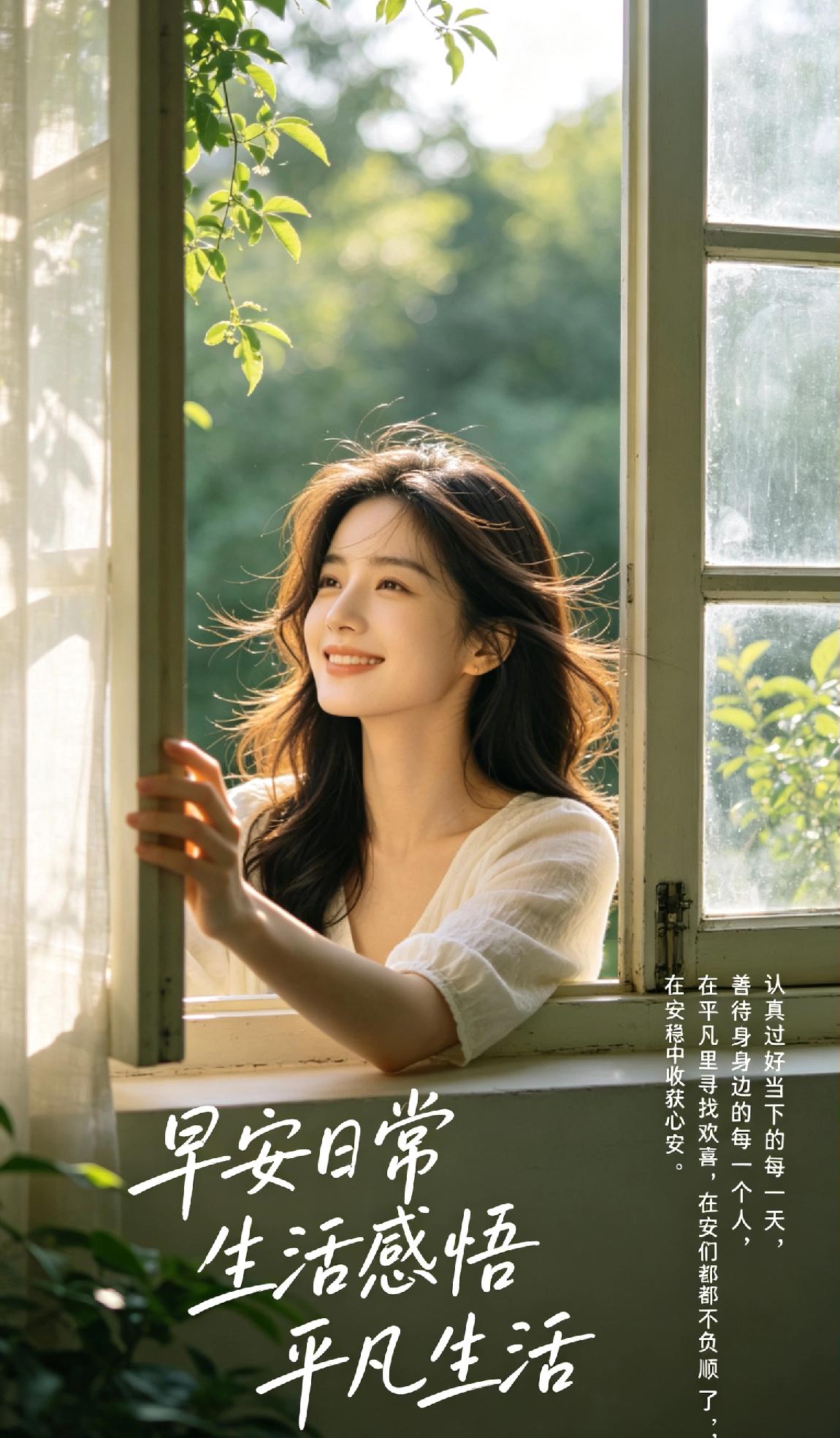 清晨感悟·生活心境
 
清晨推开窗，清爽的微风扑面而来，带着草木独有的清新，一扫