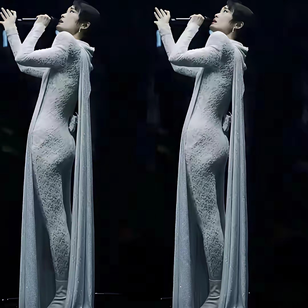 李宇春造型，理解不了的艺术。 