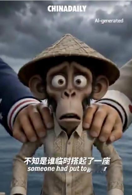 菲律宾恼了，AI视频把他们生产猴子了，他们抗议并要求撤回视频！