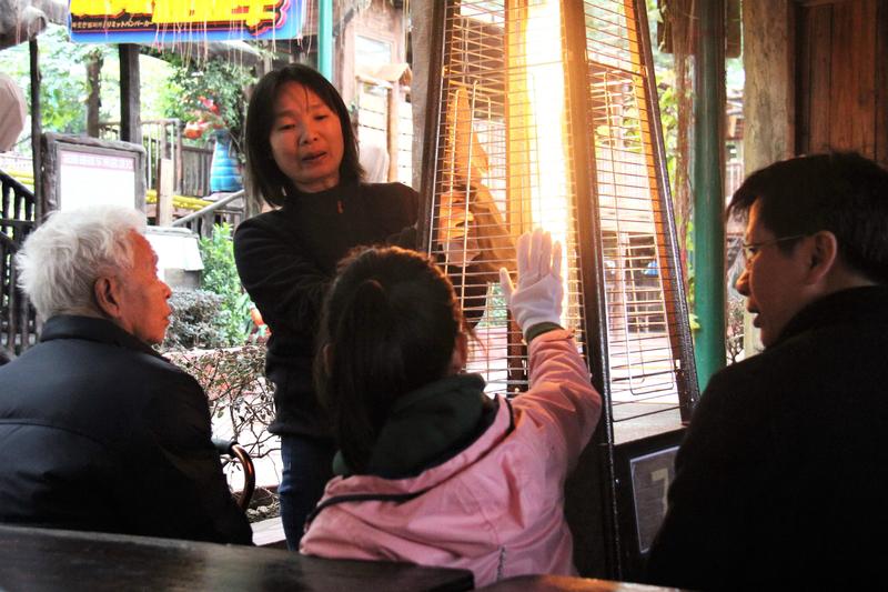 湖北恩施一名女子带1岁的宝宝回老家，由于天气寒冷，宝宝很喜欢围在火炉旁边，爷爷担