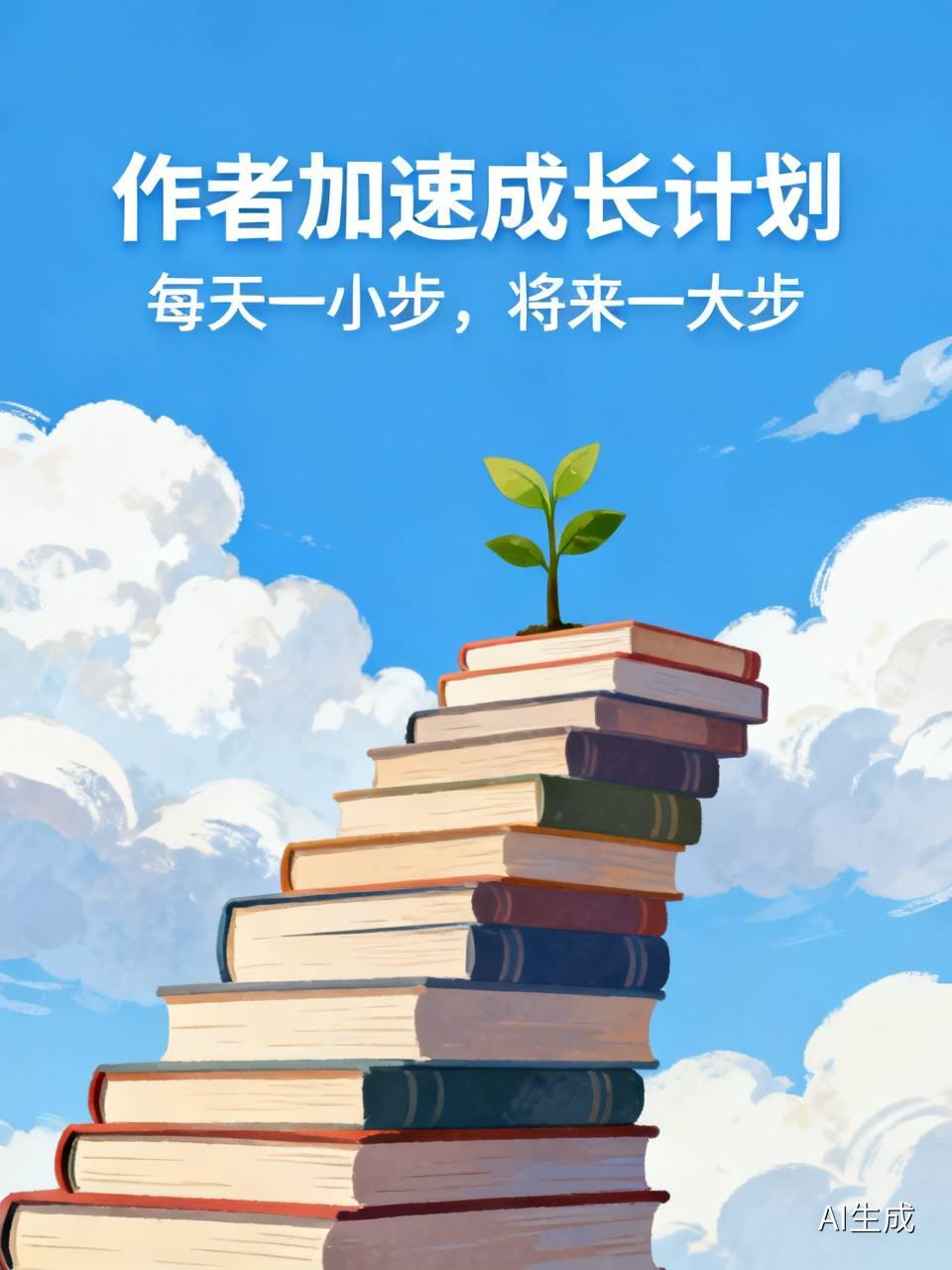 成长计划就是每天一小步，将来一大步，这样的成长过程，叫脚踏实地的，有地基，成长起