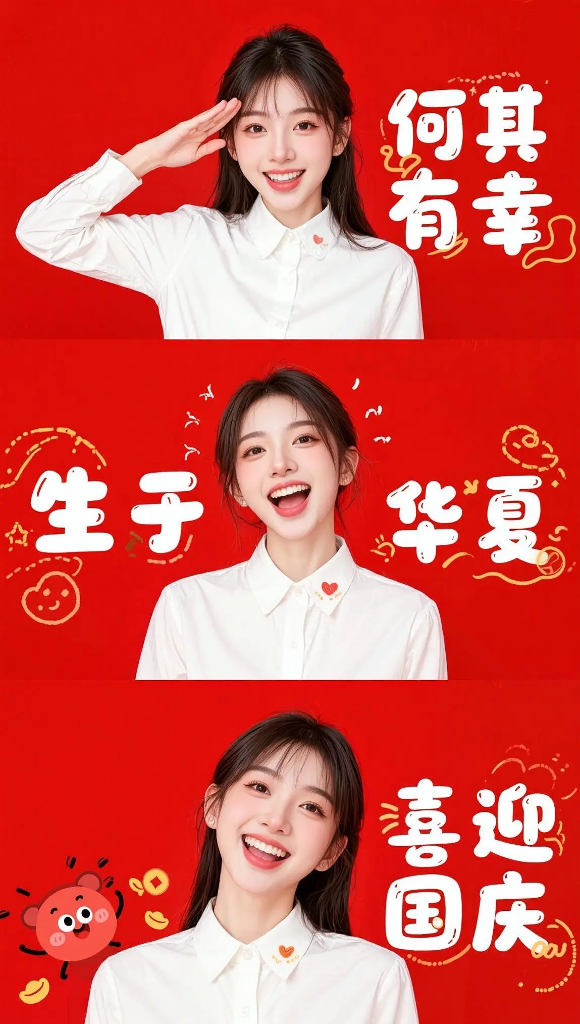何其有幸 生于华夏 国庆快乐
