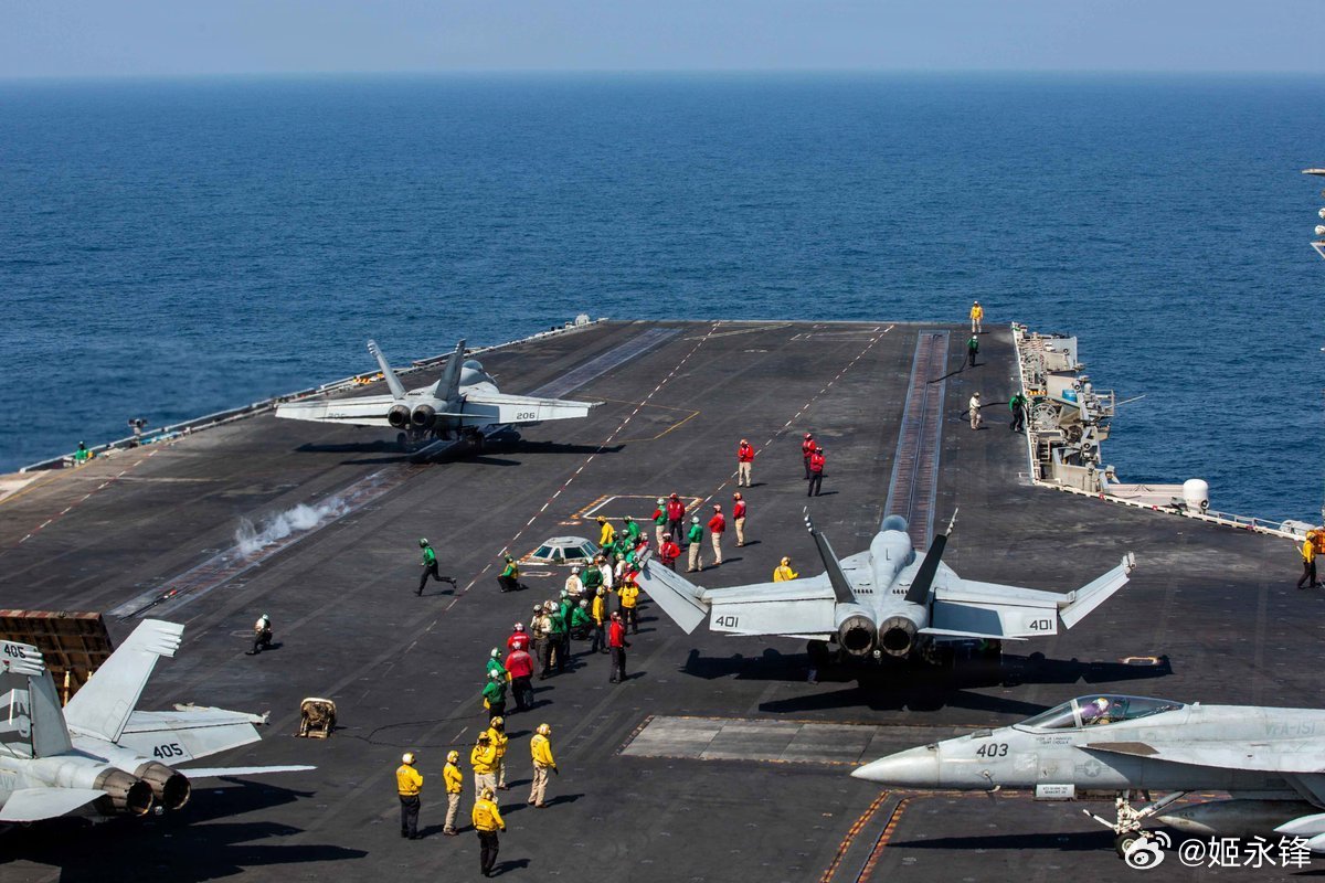 🚫伊朗伊斯兰革命卫队声称用弹道导弹击中了"亚伯拉罕·林肯"号航母。谎言。✅林肯