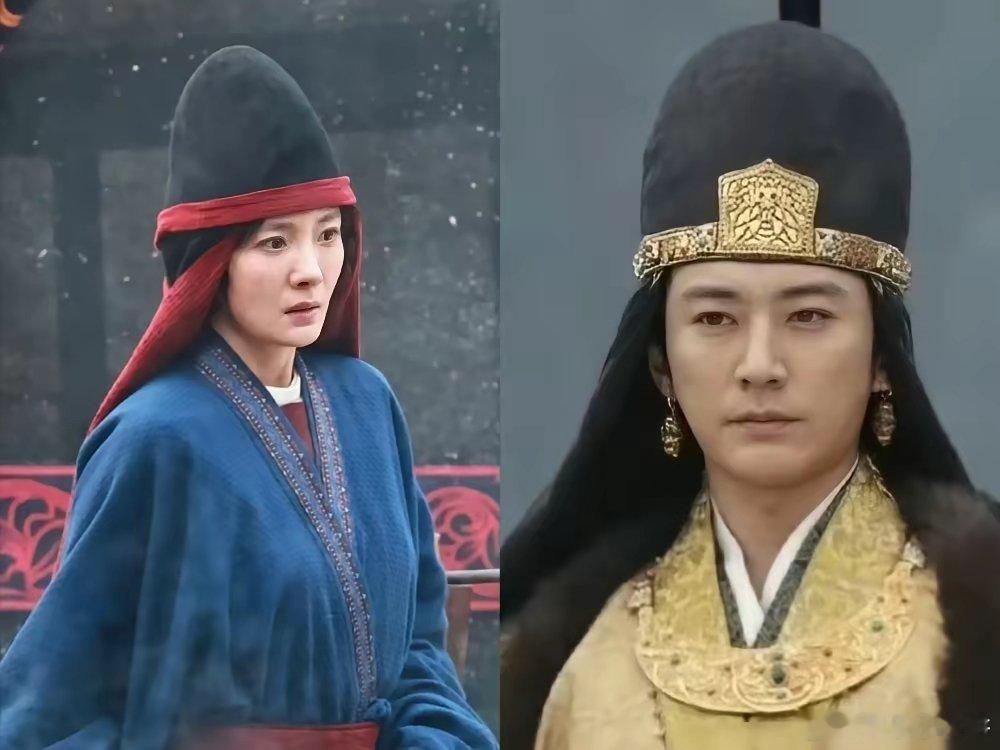 杨幂新剧的帽子，被全网说丑。可这剧，投资3个亿。 横店片场，杨幂一身鲜卑族粗麻布