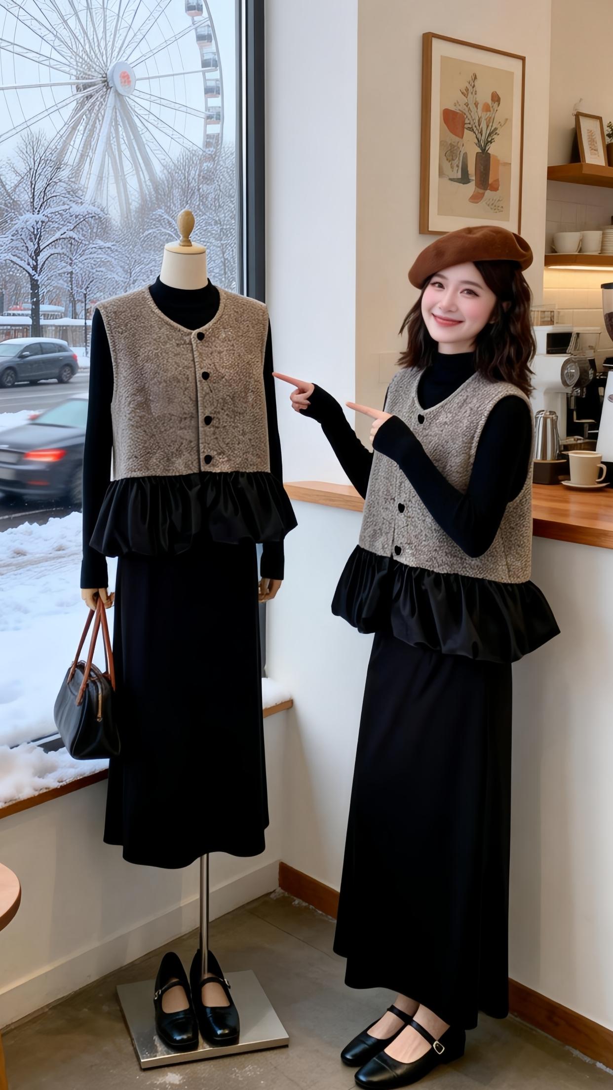 减龄气质 精致穿搭 过年穿什么 气质女神穿搭 女神范