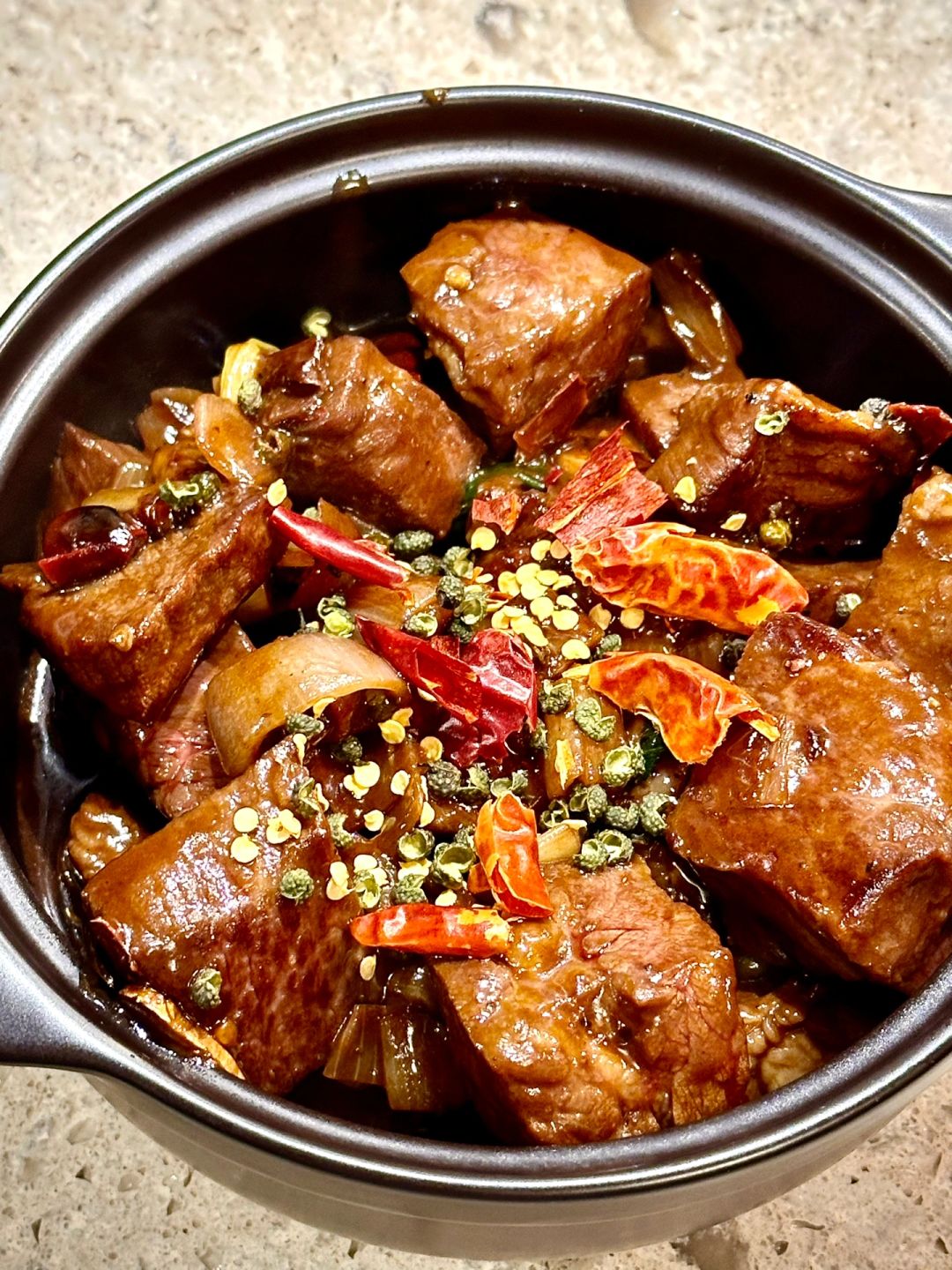 Costco牛肋条复刻新荣记青花椒石锅牛小排🥩