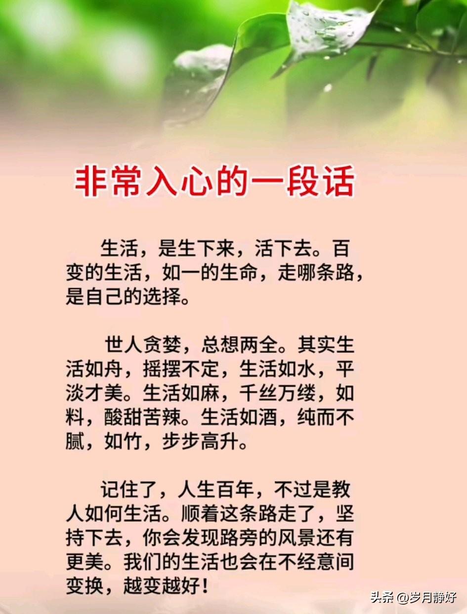 人生如茶，沉时坦然，浮时淡然。茶叶在沸水中翻滚，最终归于平静；人生在起落中奔波，