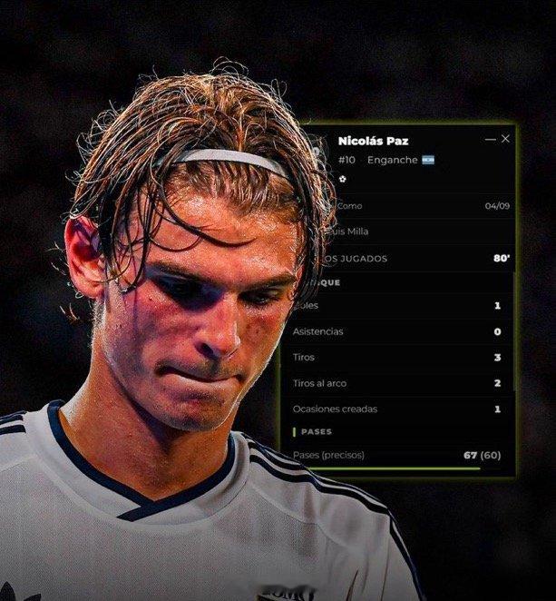 阿根廷球迷俱乐部[超话]  🌟🇦🇷 尼科·帕斯在科莫对热那亚的比赛中：⚽️