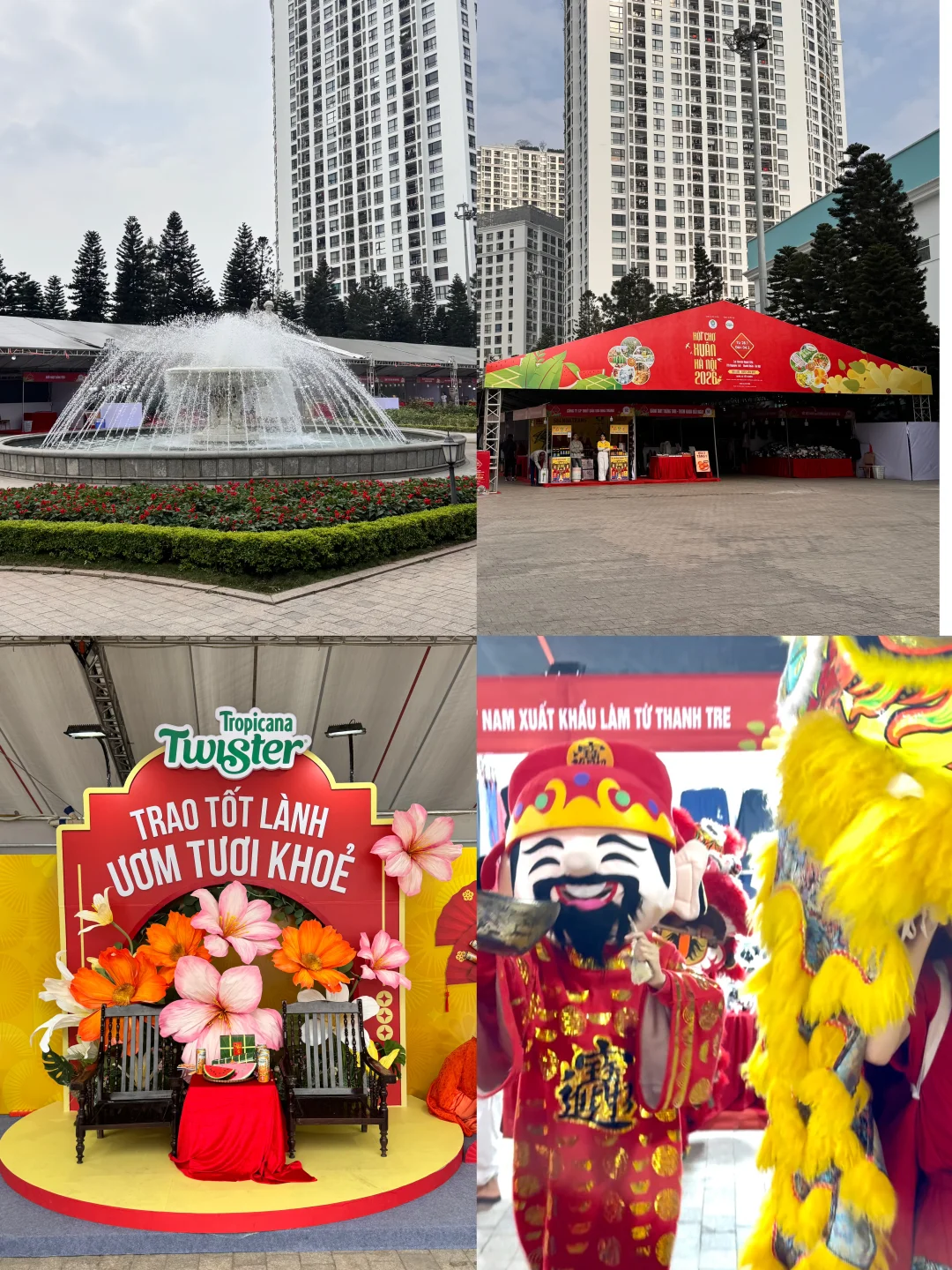 🧧 河内春节太有年味了Royal City 春节集市