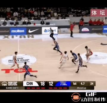 杨瀚森对蒙古男篮有点降维打击的意思。