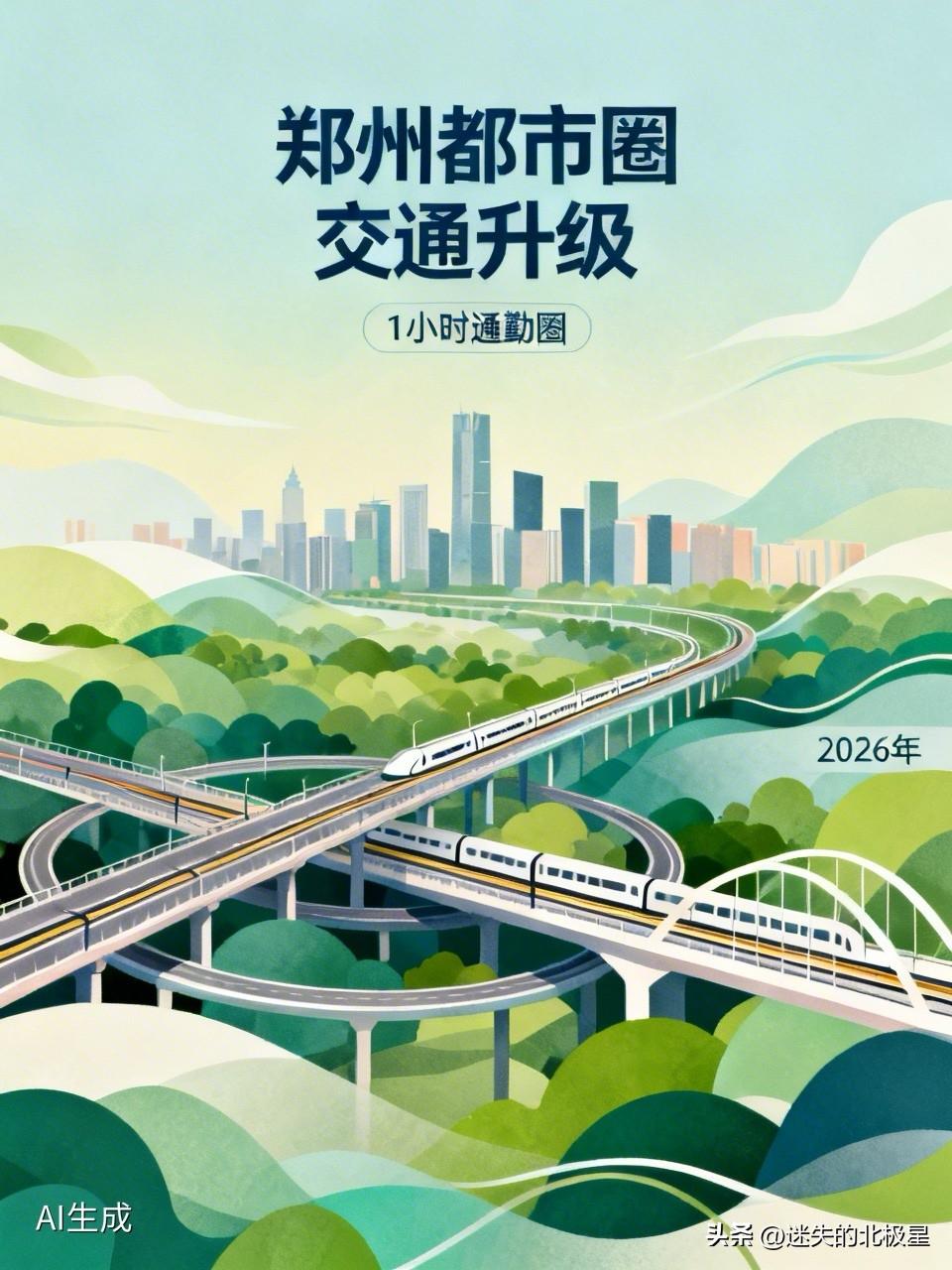 郑州都市圈交通大爆发！1小时通勤圈真的要来了！

郑州人注意！ 你期待的“轨道上