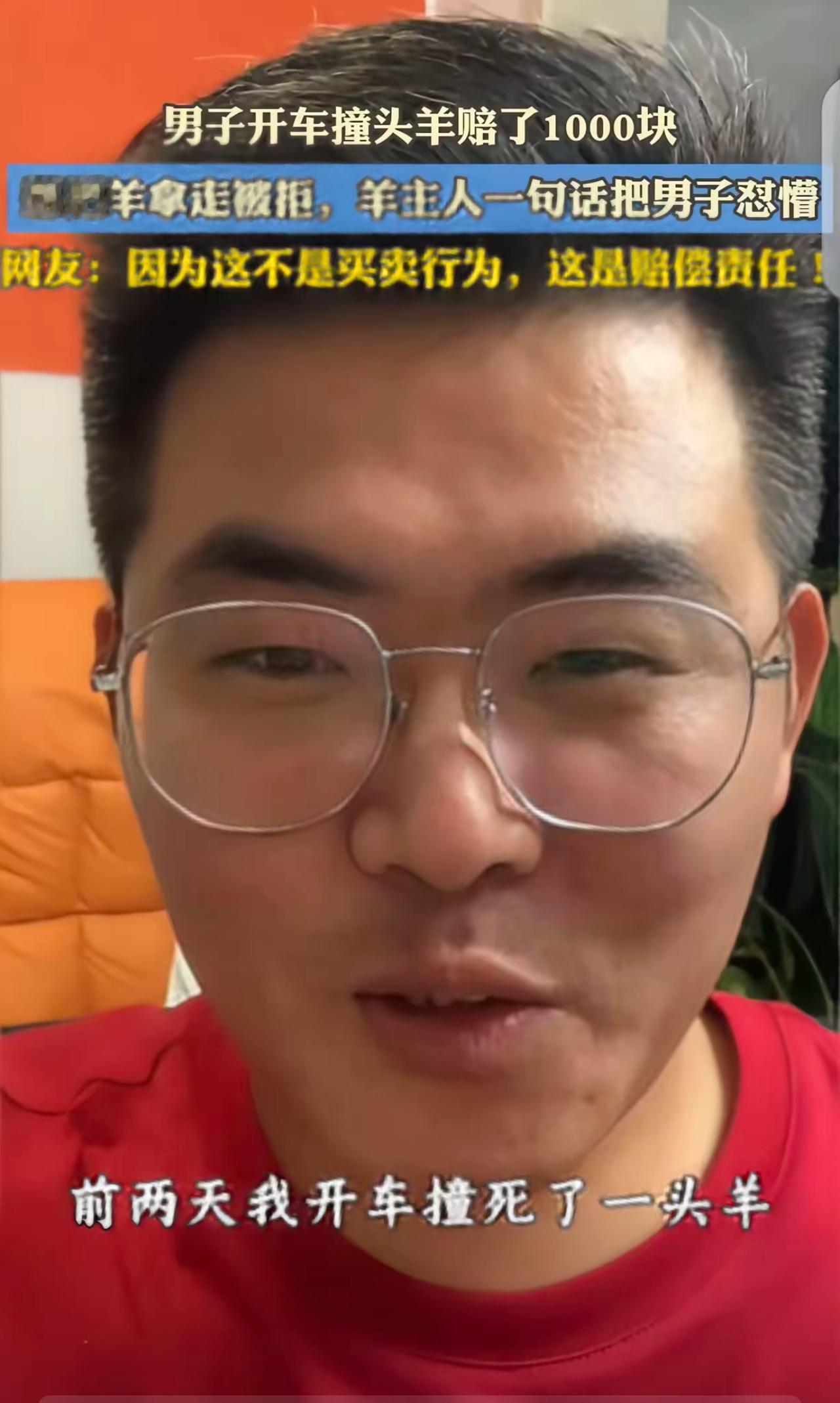 赔了钱却拿不走死羊？牧民一句话怼懵车主，这事法律早有说法

“破防了！”一男子开