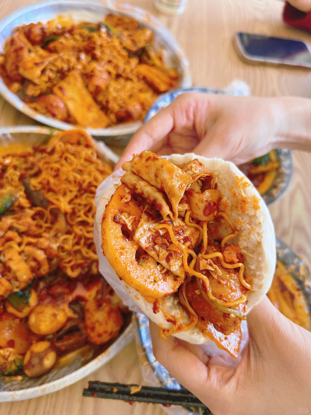 在呼和浩特找到了甘肃麻辣烫