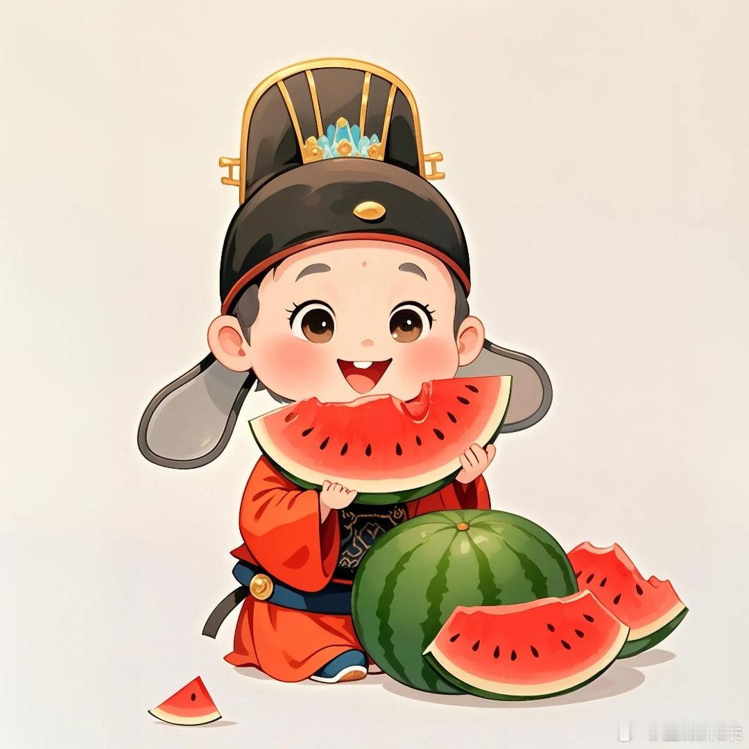 奶呼呼吃瓜小官人古风头像～ 萌炸yyds💋 ​​​