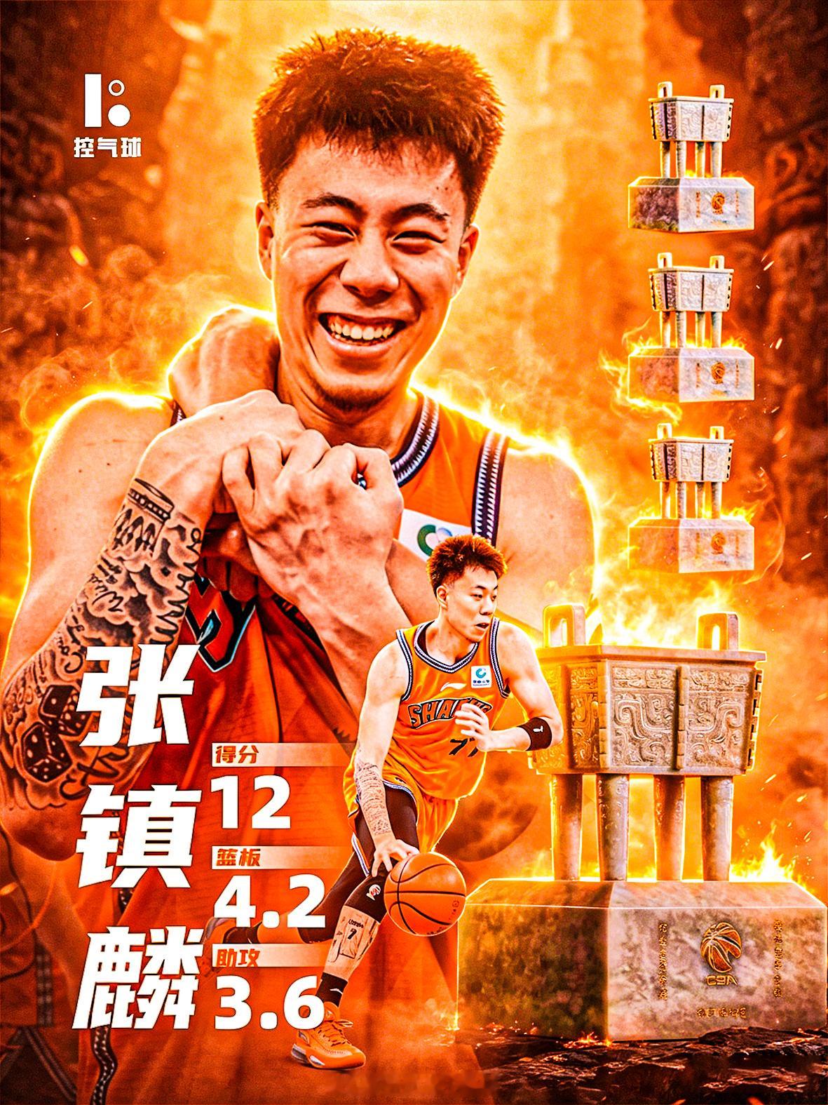 五场总决赛场均交出12分4.2篮板 3.6助攻，G3 轰下23分9篮板6助攻准三