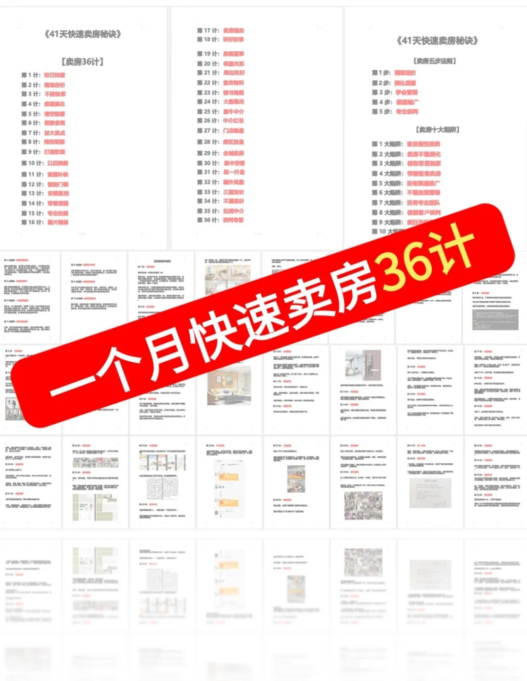 《一个月快速卖房实操36计》房东必备