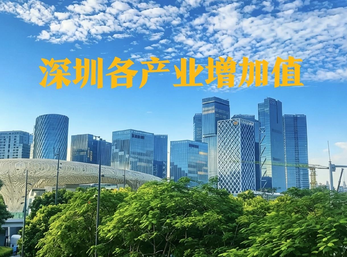 2025年，深圳市各主要产业增加值数据：
●工业增加值13232.34亿元（全国