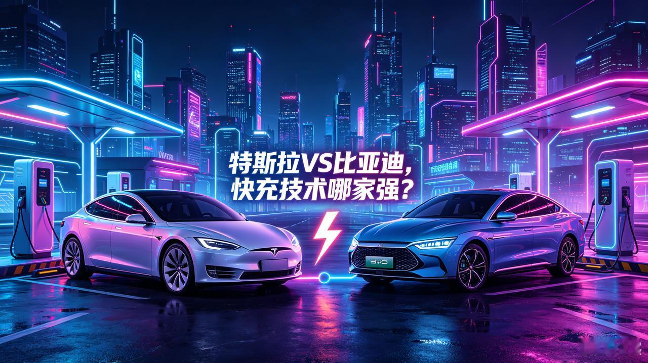 你更看好特斯拉还是比亚迪的快充技术？客观对比
 
电动车下半场，快充是核心战场。