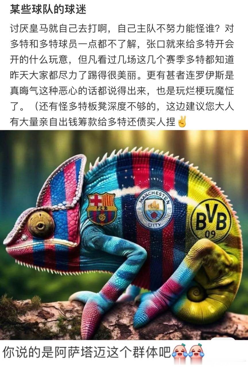 “变色龙”#皇马夺得欧冠冠军##姆巴佩 皇马##梅西球迷是一种形容词# ​​​