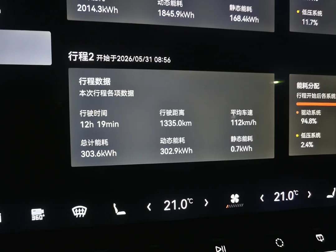 极氪7x焕新版能耗表现还行啊