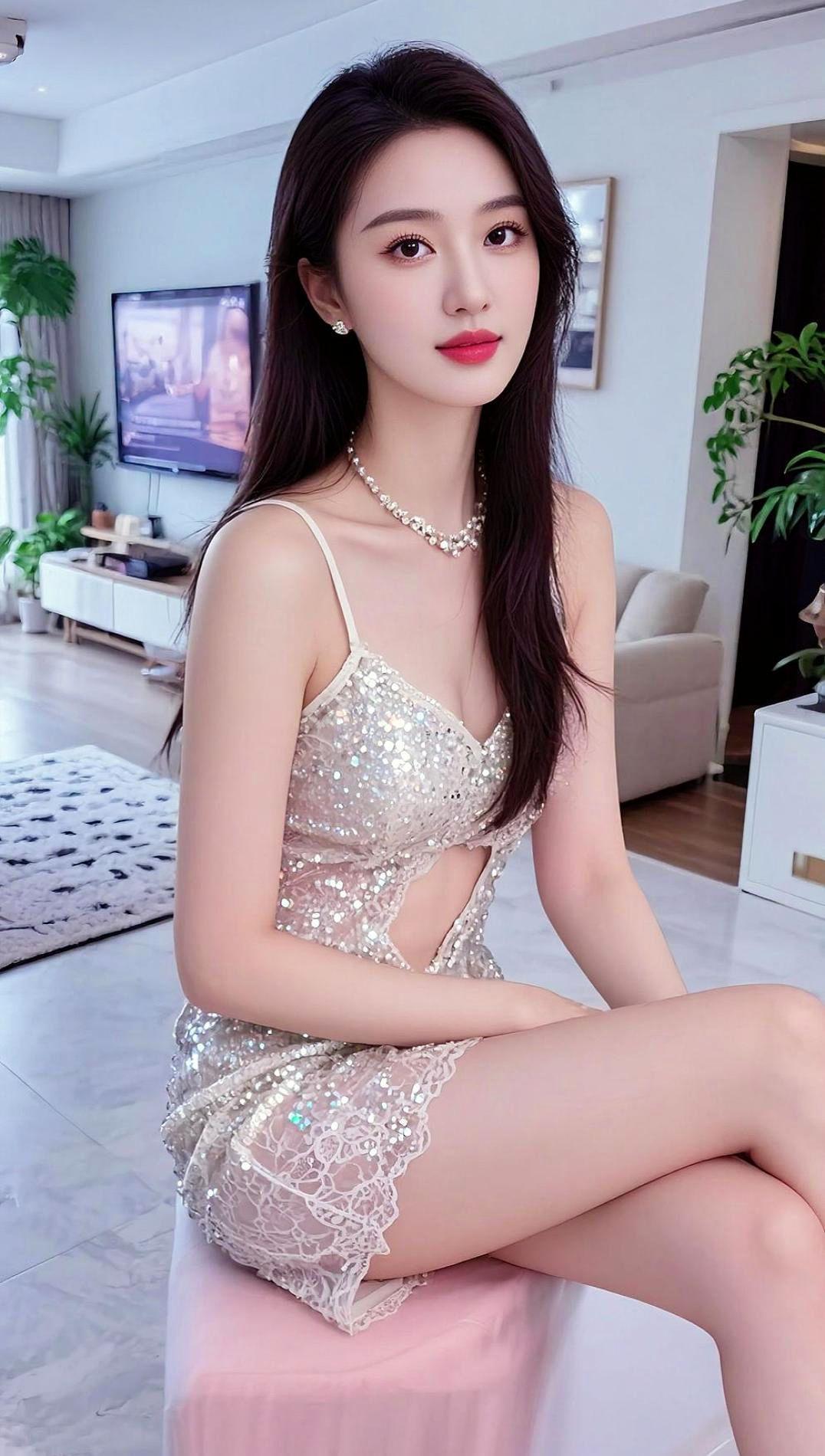 AI柔美蕾丝写真 抖音ai创作