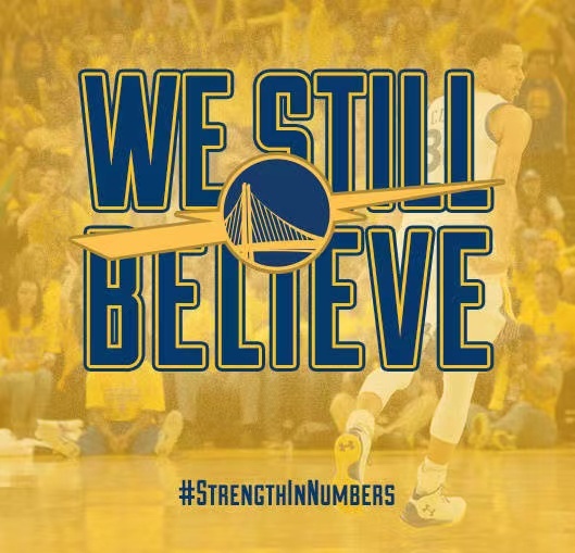 亲爱的勇士球迷们，这是我们连续第三年，即将陪着这支承载了无数热爱的球队，再次站上