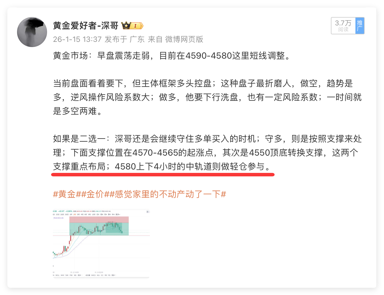黄金多单再燃，午后完美预判，喜迎大涨4600🎯布局4584多单，抵达4606止