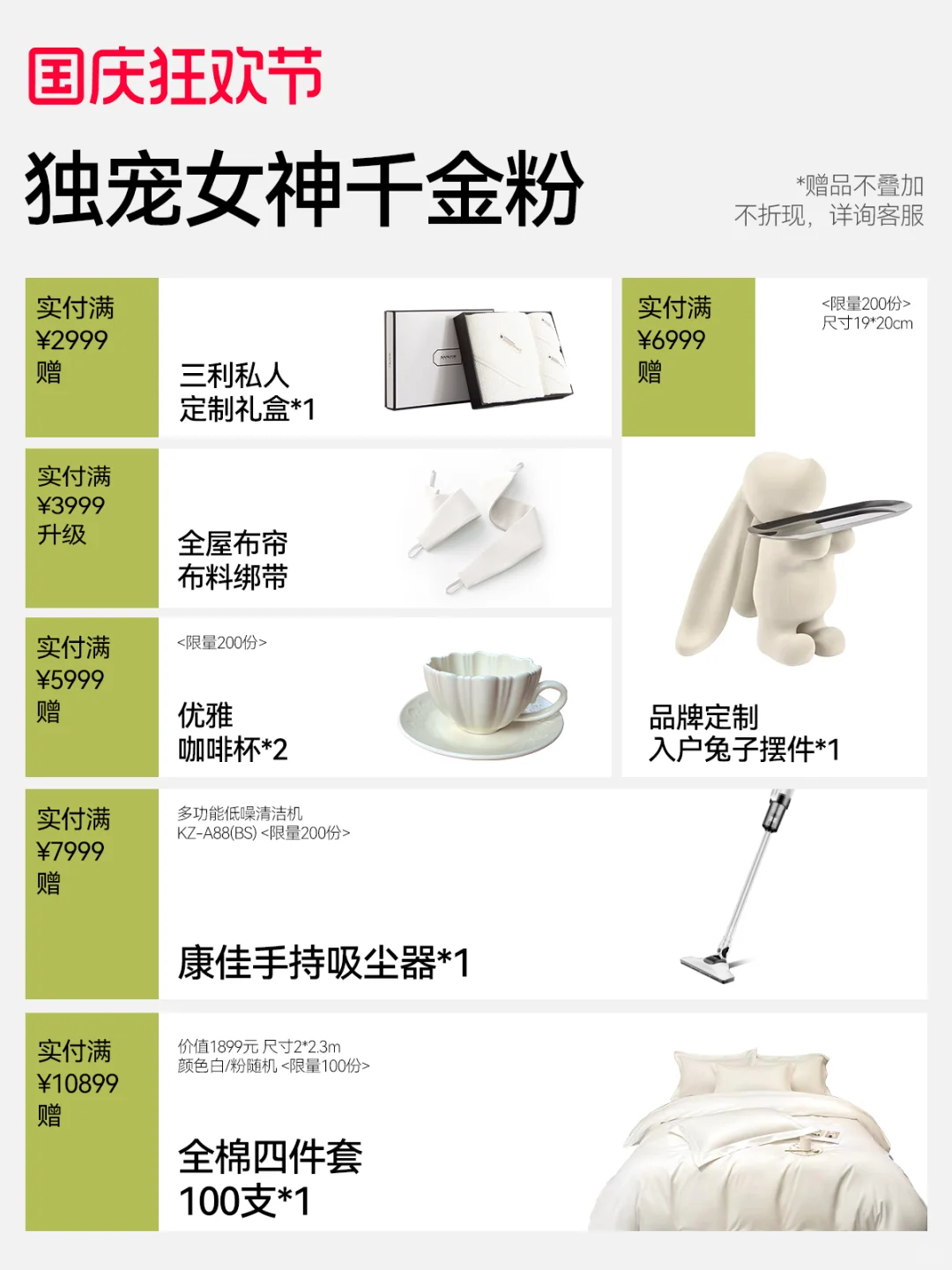 国庆预热！！！超值优惠返场别错过！