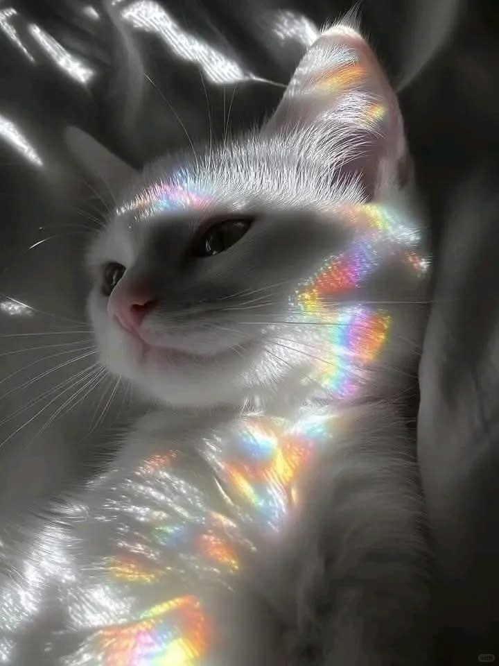 恭喜你十月的第一天刷到了彩虹猫猫 ​​​
