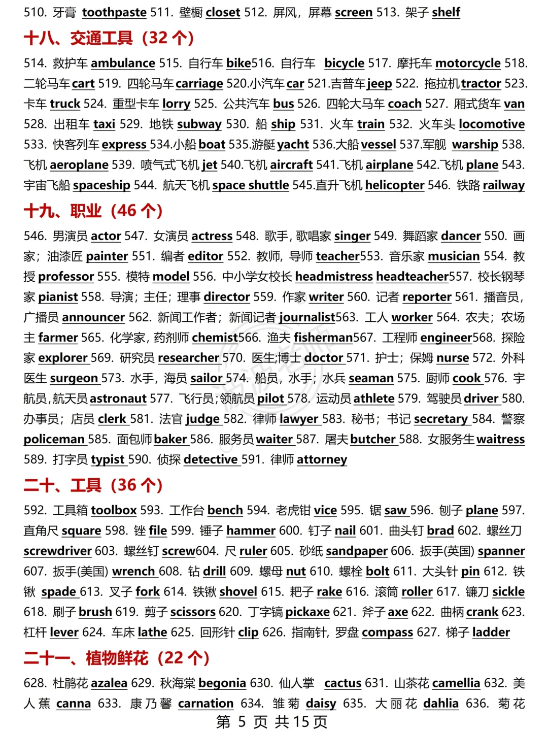 10天吃透3500词！分类记忆核心词！高效背单词