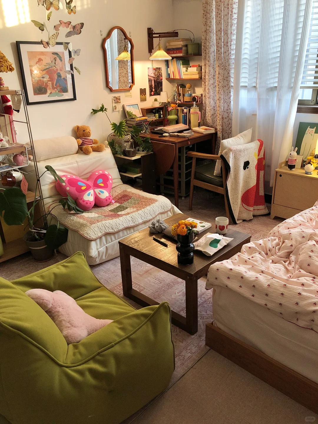 独居30平🏠被阳光眷顾的小房间☀️