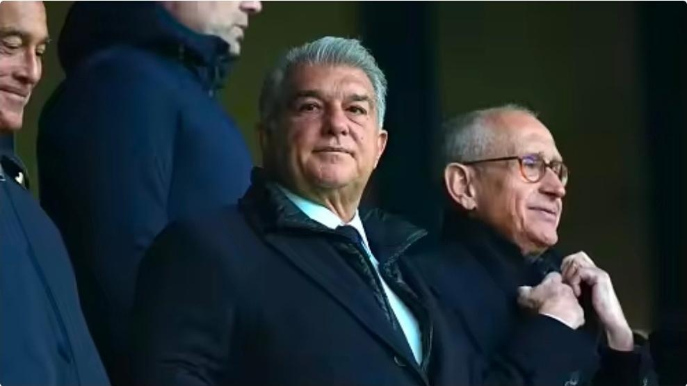 拉波尔塔谈裁委会承认误判：认错是好事，但失去的分数回不来上轮联赛，巴萨0-1不敌