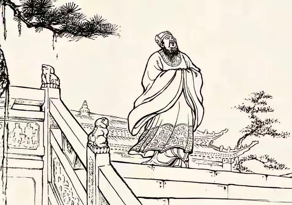 仰天长叹。图中此人文韬武略无人能及，当时审时度势献上一计不仅不被采纳还...