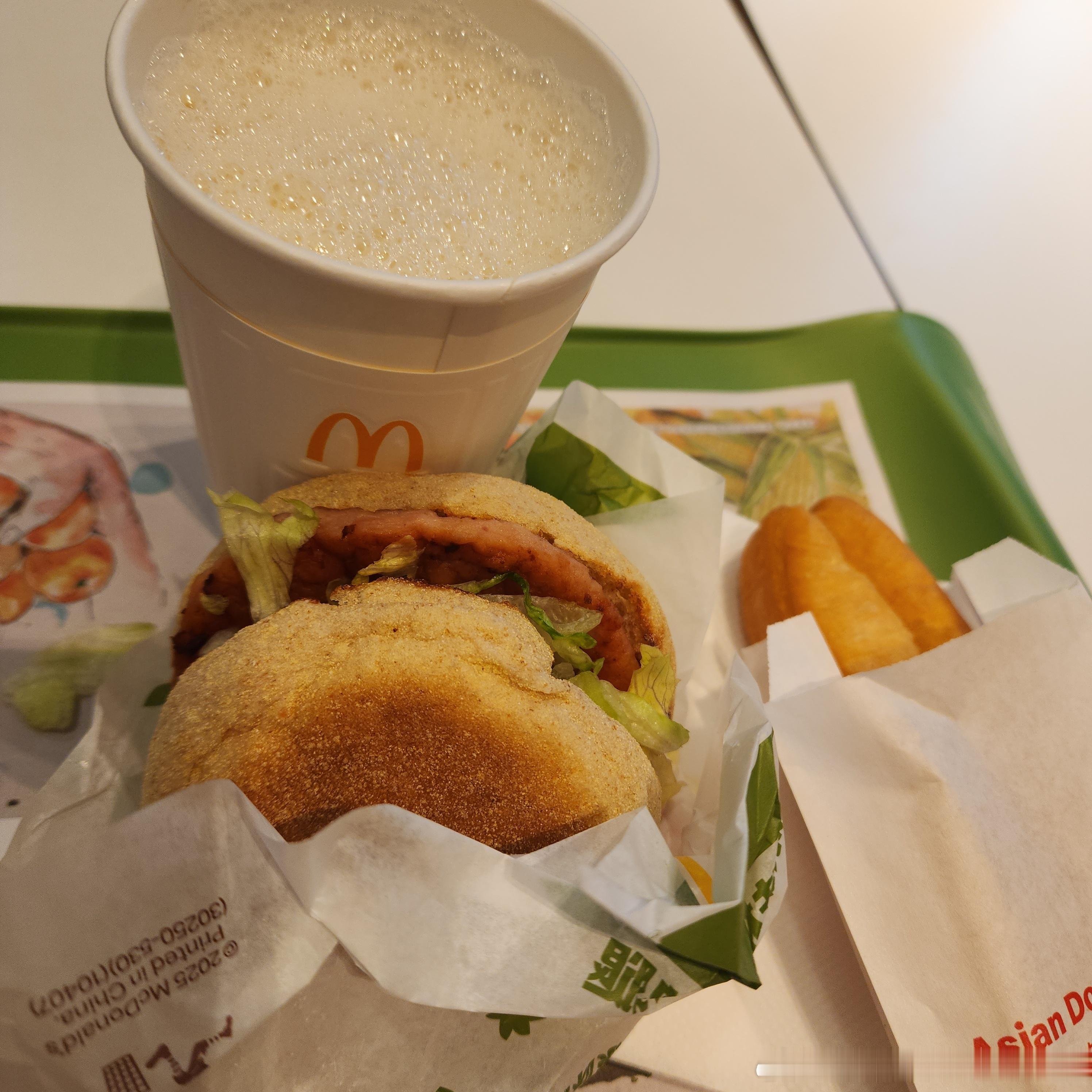 今天吃豆浆油条生活手记麦当劳