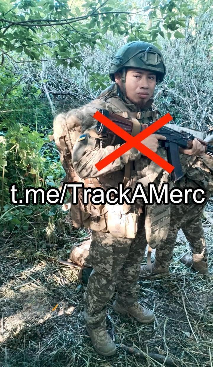 来自危地马拉的乌克兰武装部队国际军团的威尔德·比达尔·科拉多·佩雷斯想在特别军事