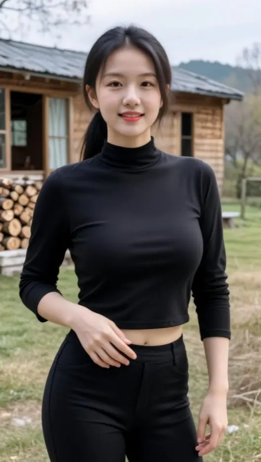 AI田园风写真 随变ai随便玩