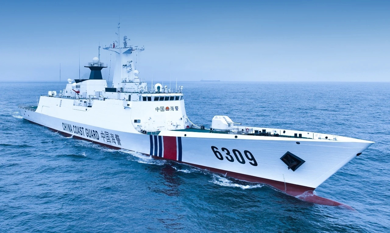 又一艘海警版054A官宣直属六局的6309芝罘舰烽火问鼎计划中国海警 ​​​
