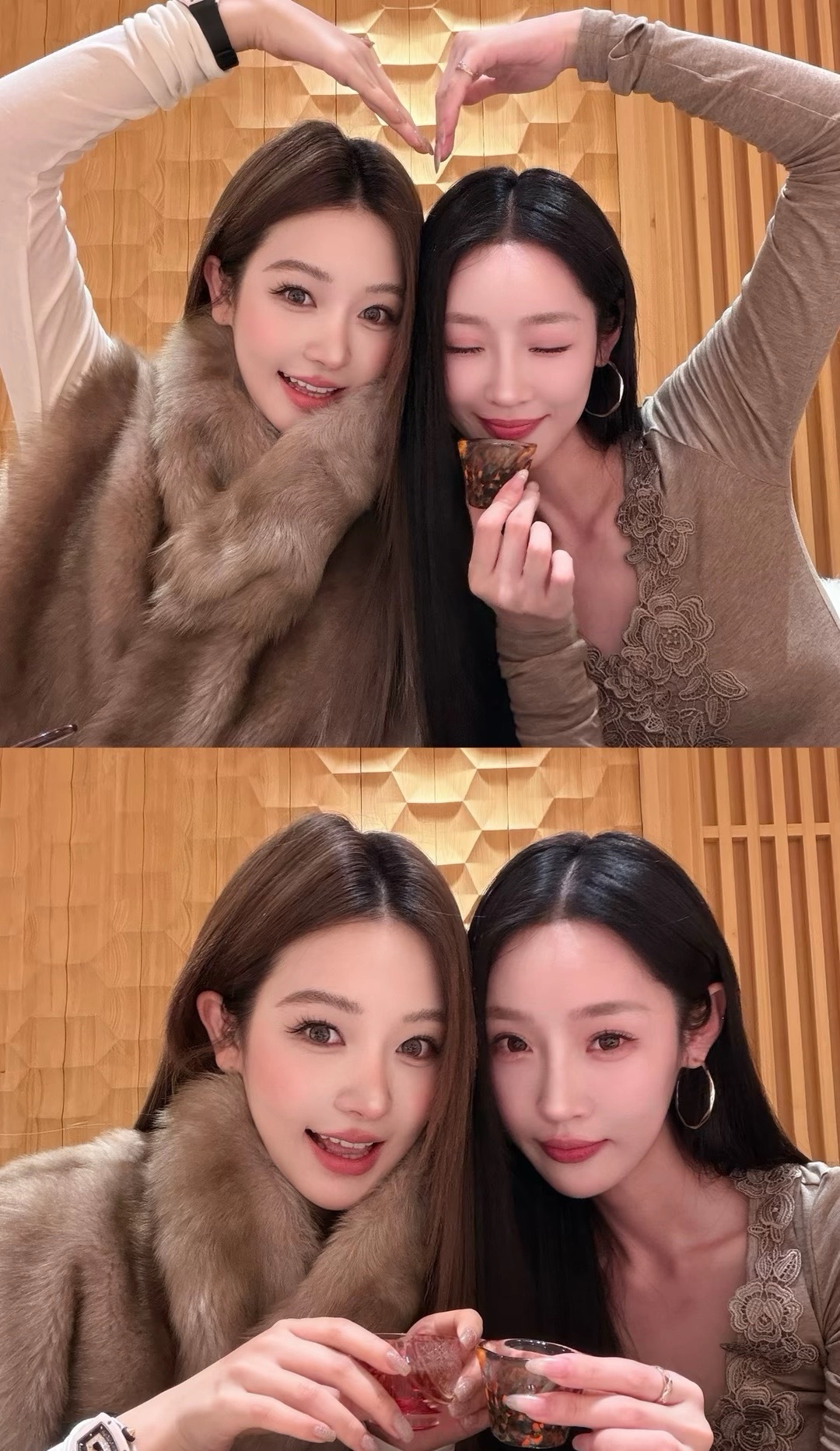 杜凤和小冠军合体了，因为有很好的朋友，所以生活很有意思👭 