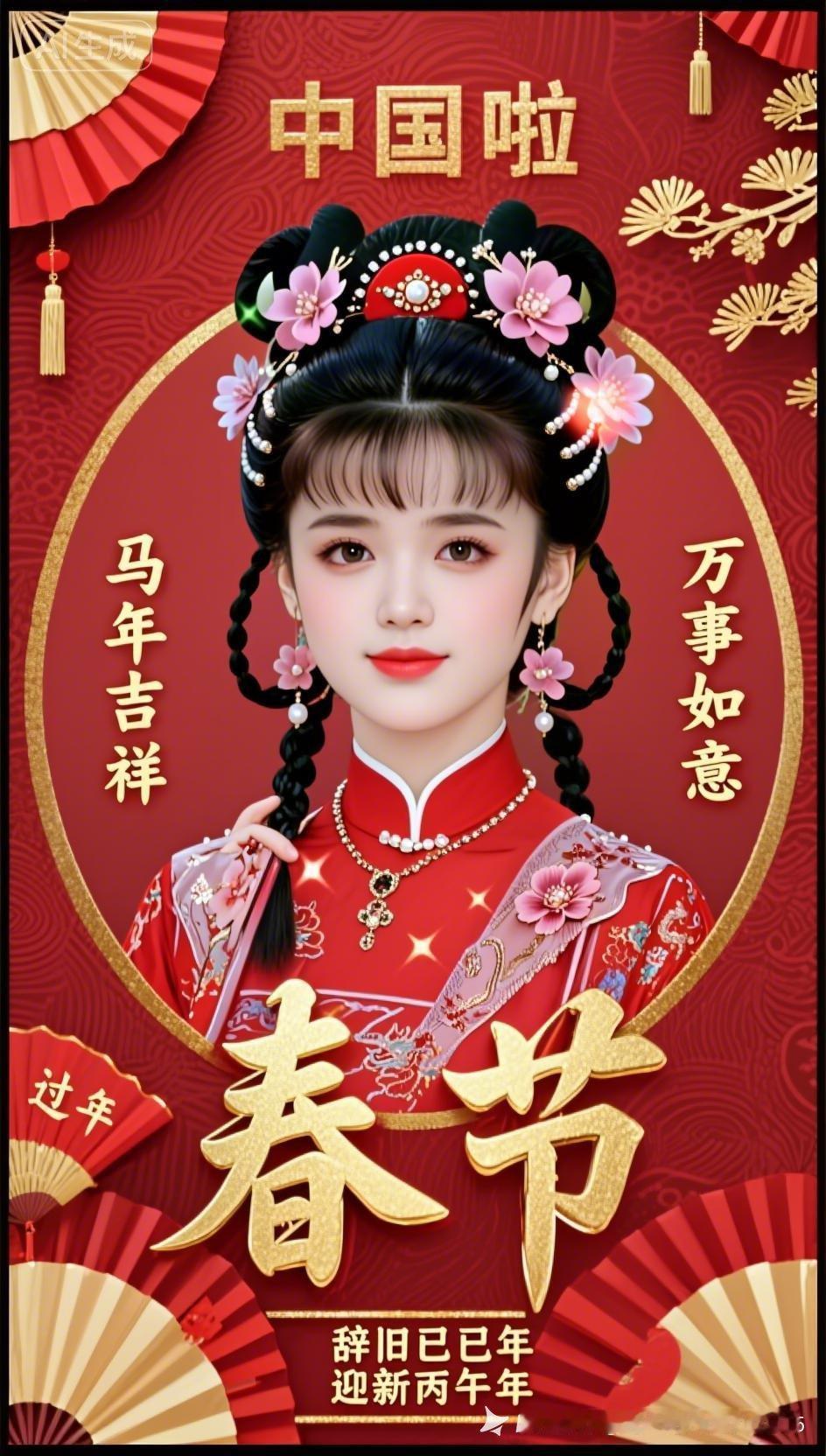 新年快乐！万事如意，马年吉祥！🎉💐🏮