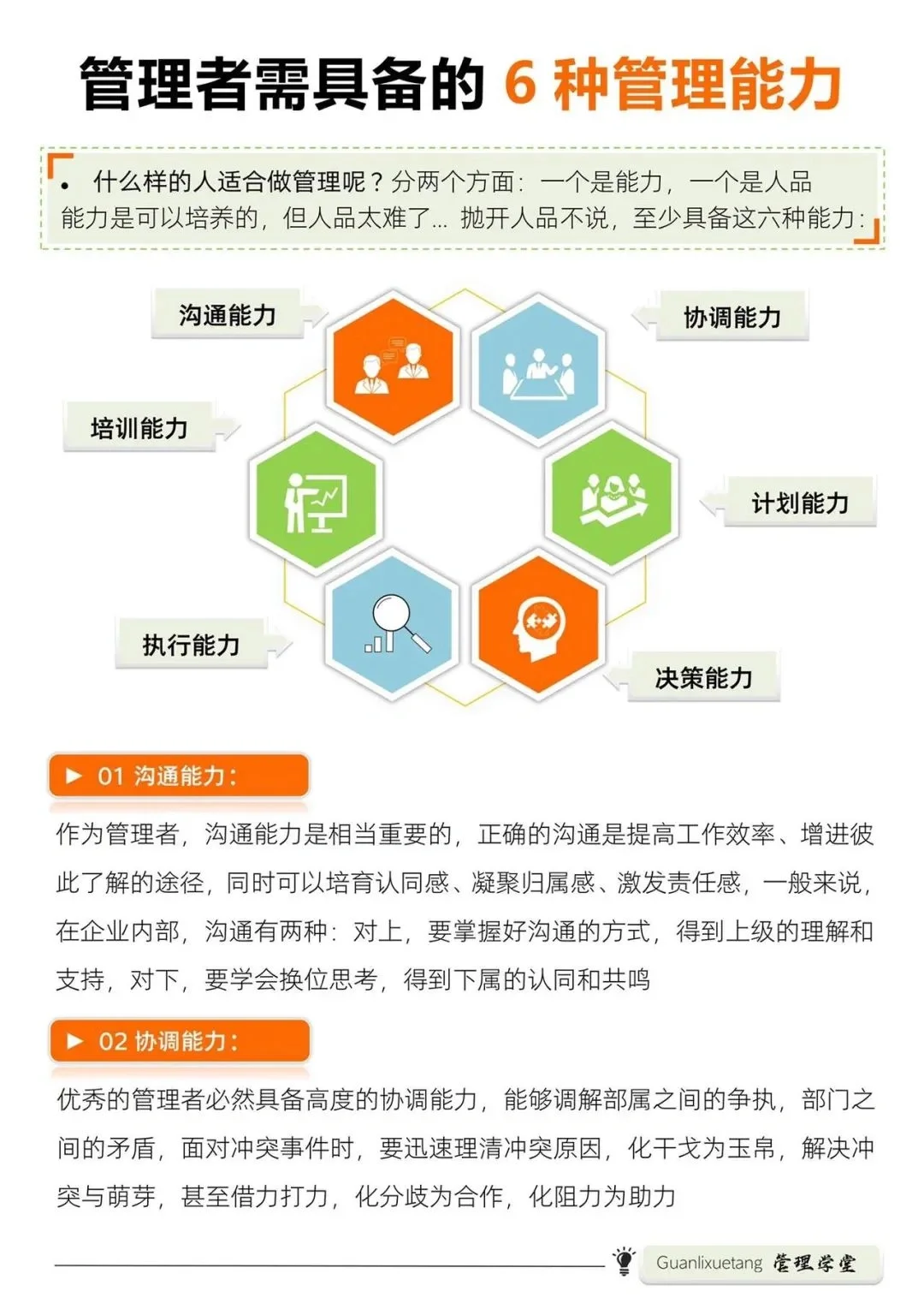 管理者需具备的6种管理能力