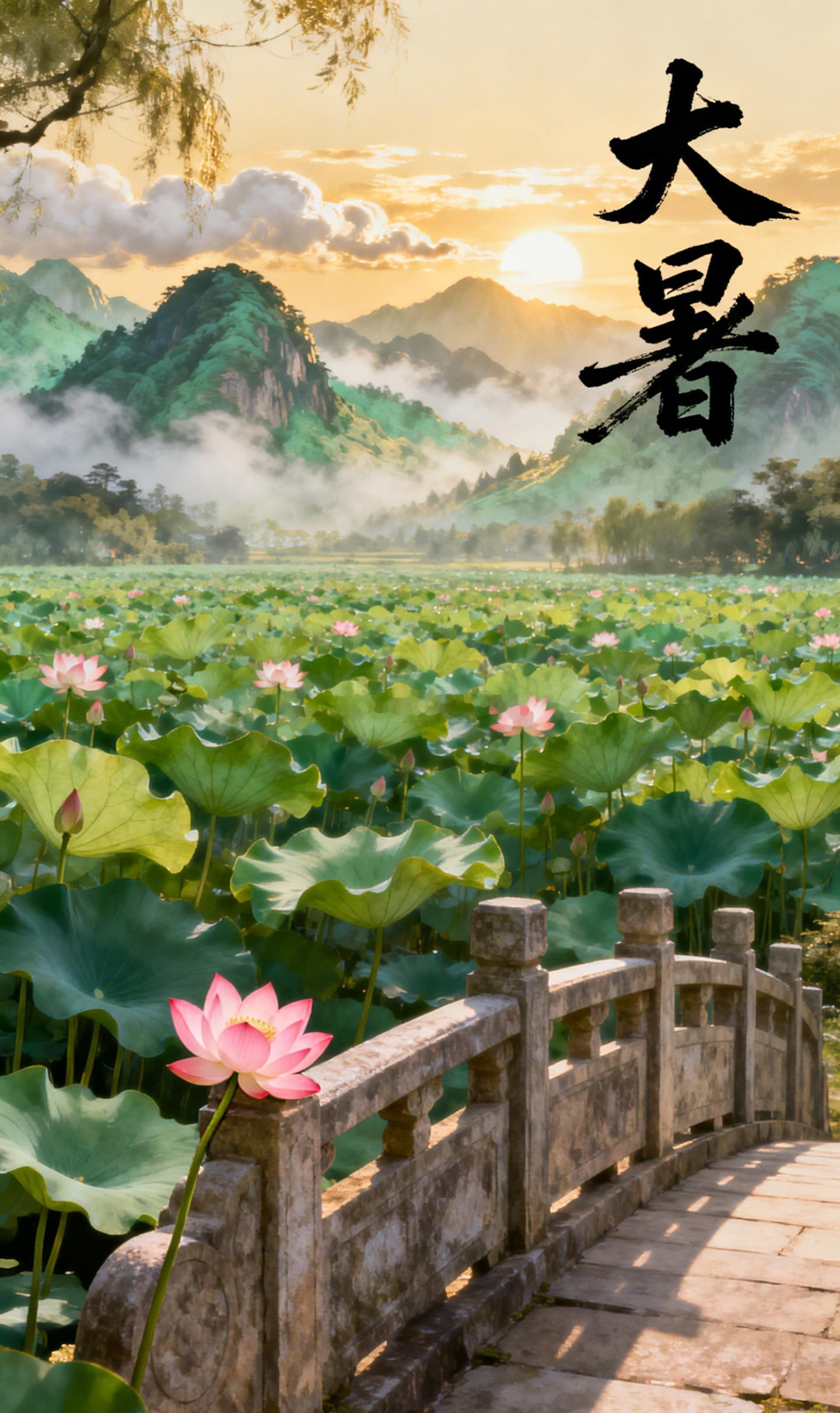 今天是大暑。大暑是二十四节气中的第十二个节气，也是夏季最后一个节气。这里的“大”