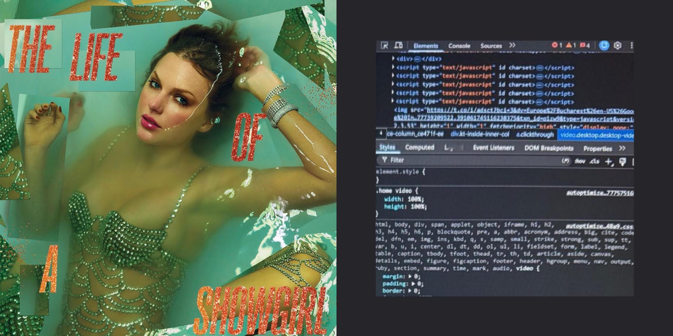 ‼️| Taylor Swift的网站在其当前脚本中有两个不可用的文件 
