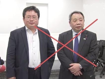 汉奸果然“臭味相投”
今天晚上，日本汉奸矢板明夫（中文名：荆涛）在节目中访问日本