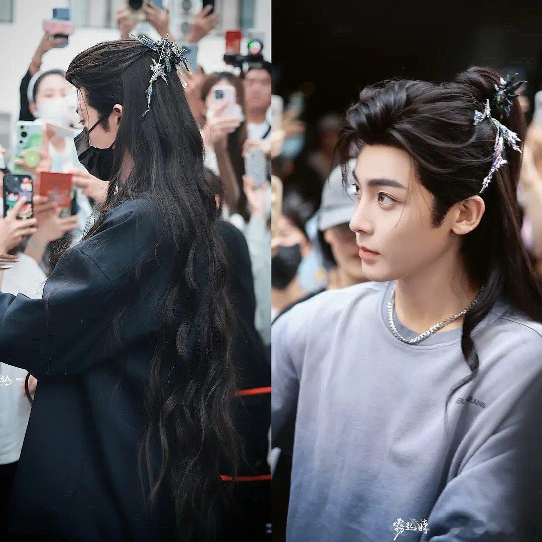 今年内娱流行的都是这个偏分刘海造型吗[哆啦A梦害怕] ​​​