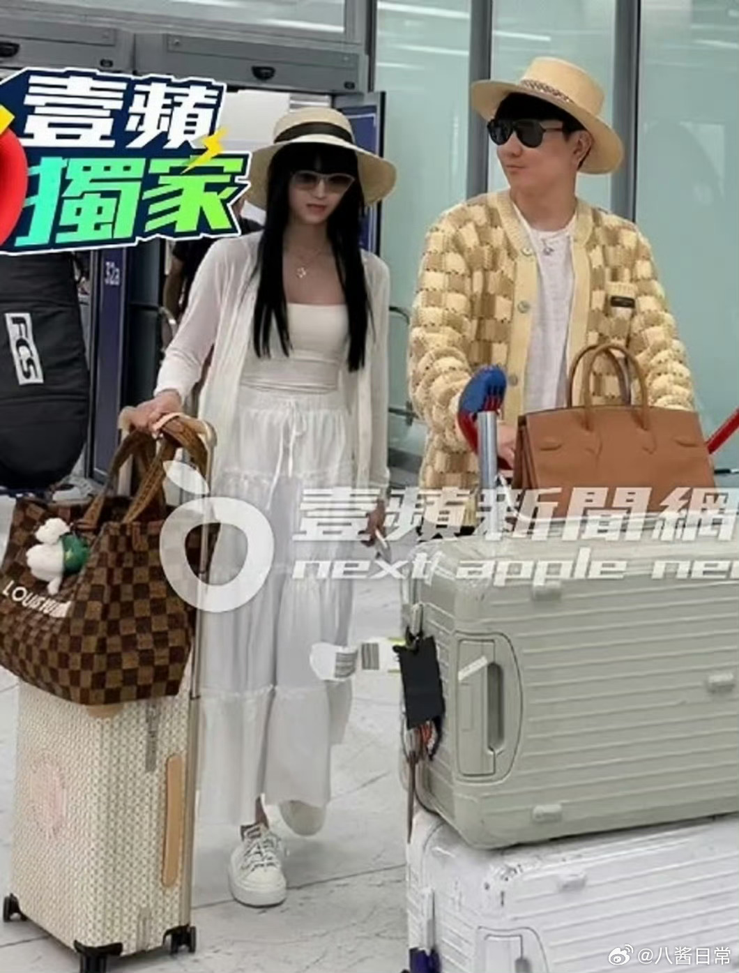 林俊杰和女友七七一起出发巴黎林俊杰七七同游巴黎