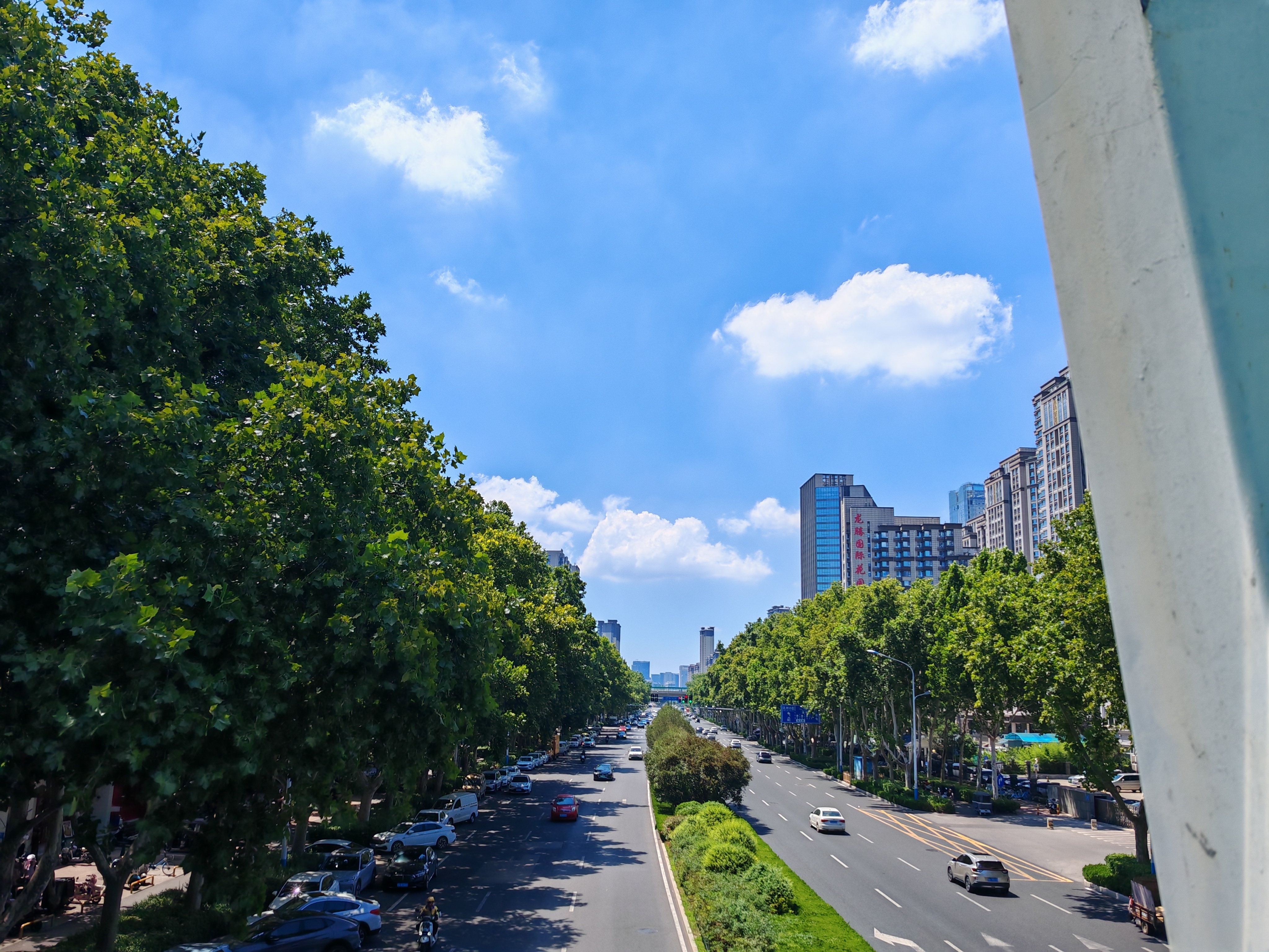 今天的空气真好，就是太热啦