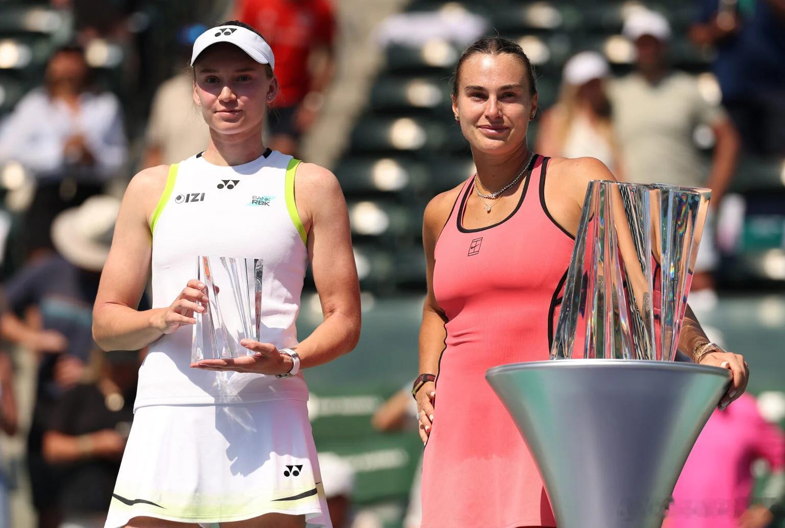 本周排名达新高：🇰🇿 莱巴金娜No.2🇨🇦 姆博科No.9🇺🇸 约维