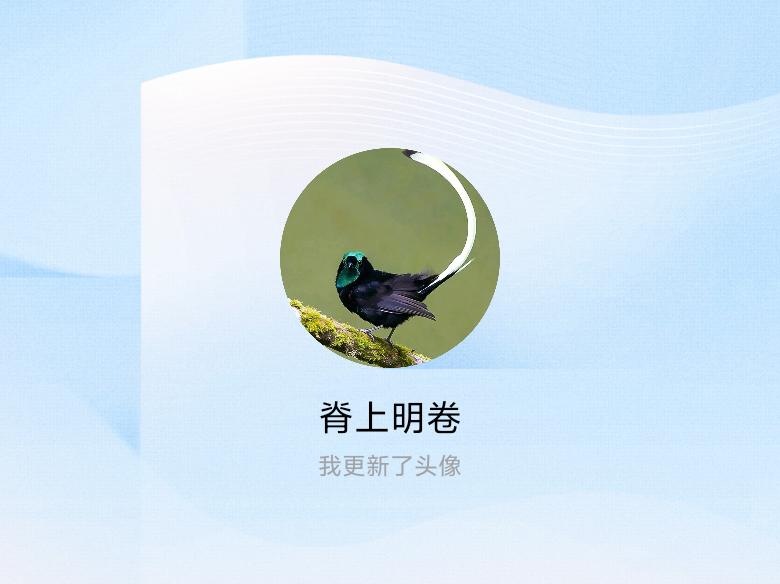 快来看看我新换的头像吧